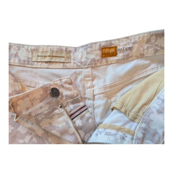 Anthropologie Pilcro | Floral "Stet" Cropped Ankle Jeans | Size 28 - Picture 5 of 14